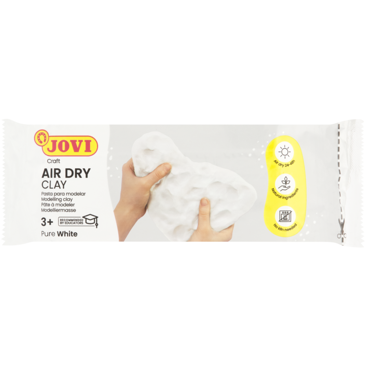 Jovi White Air Dry Modelling Clay 500g, Hobby & Craft Accessories, Hobbies & Crafts, Stationery & Newsagent, Household